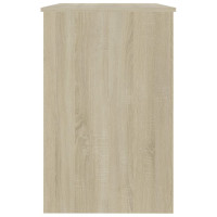 Produktbild för Skrivbord sonoma-ek 100x50x76 cm konstruerat trä