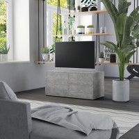 Produktbild för Tv-bänk betonggrå 80x34x36 cm konstruerat trä