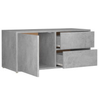 Produktbild för Tv-bänk betonggrå 80x34x36 cm konstruerat trä