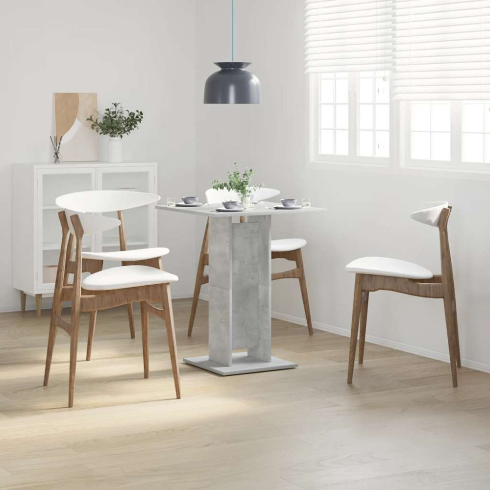 Produktbild för Bistrobord betonggrå 60x60x75 cm konstruerat trä