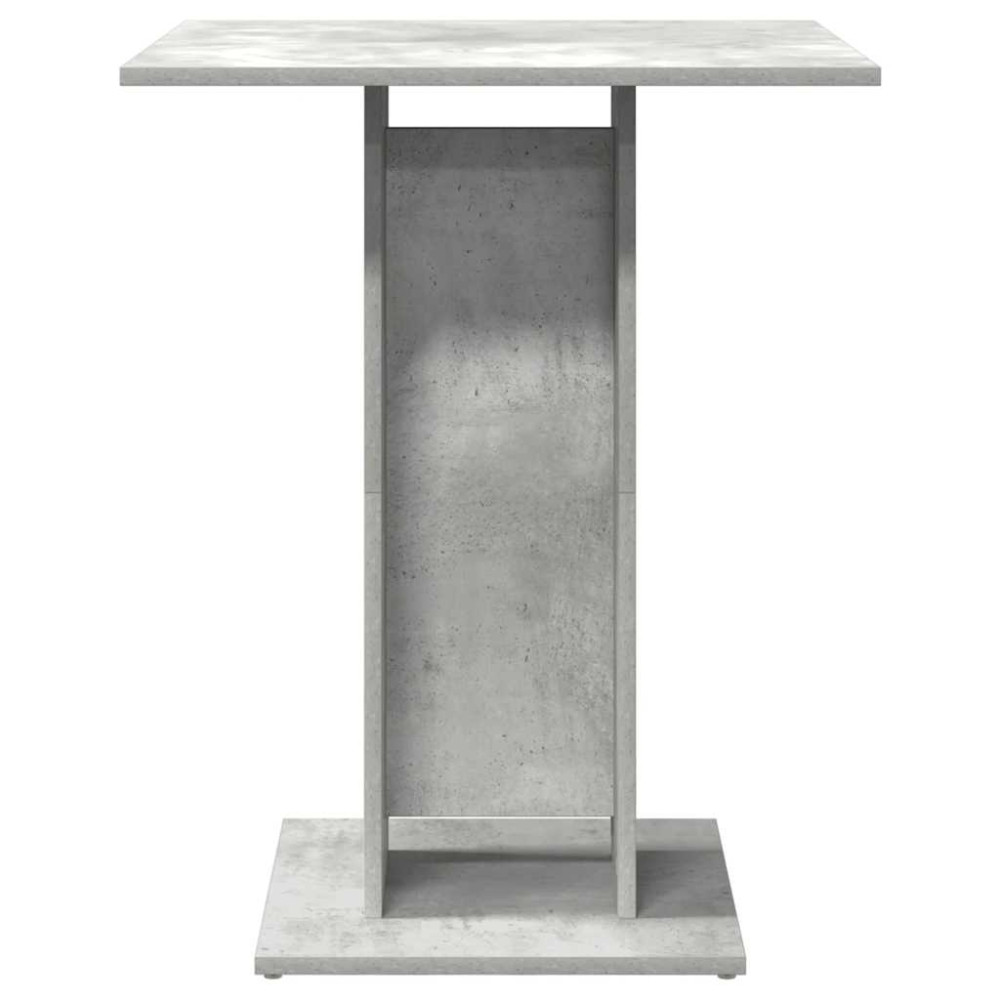 Produktbild för Bistrobord betonggrå 60x60x75 cm konstruerat trä