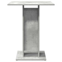 Produktbild för Bistrobord betonggrå 60x60x75 cm konstruerat trä