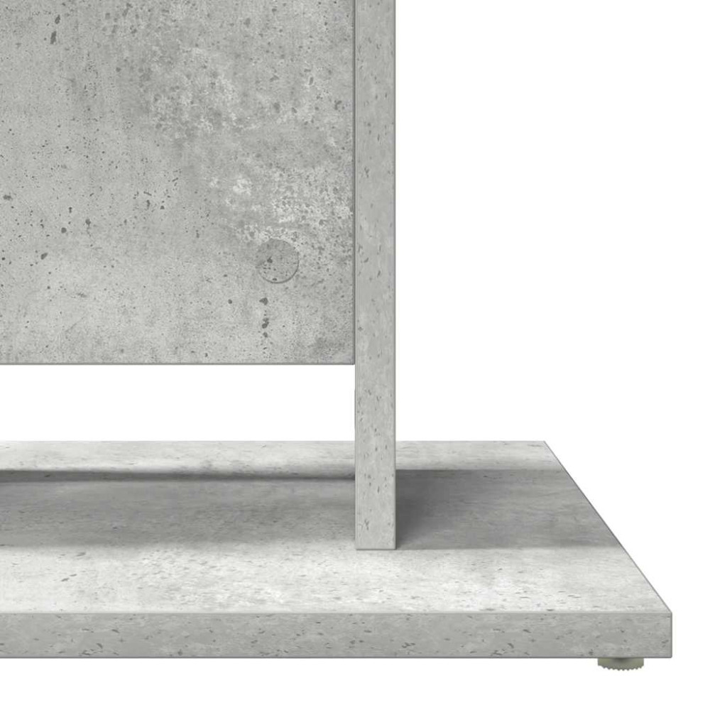 Produktbild för Bistrobord betonggrå 60x60x75 cm konstruerat trä