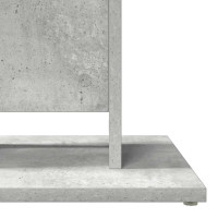 Produktbild för Bistrobord betonggrå 60x60x75 cm konstruerat trä