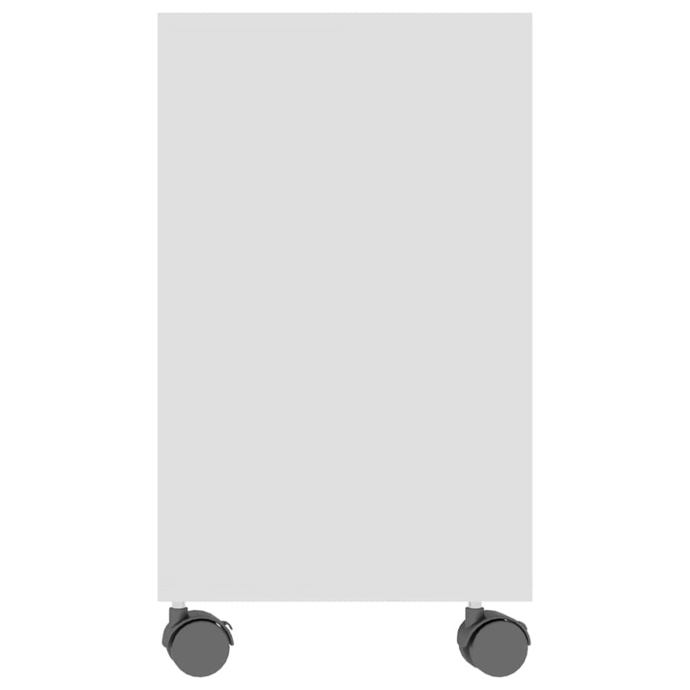 Produktbild för Sidobord vit 70x35x55 cm konstruerat trä