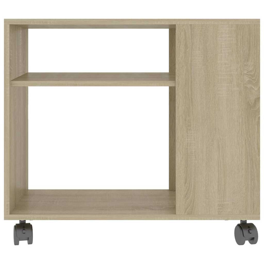 Produktbild för Sidobord sonoma-ek 70x35x55 cm konstruerat trä