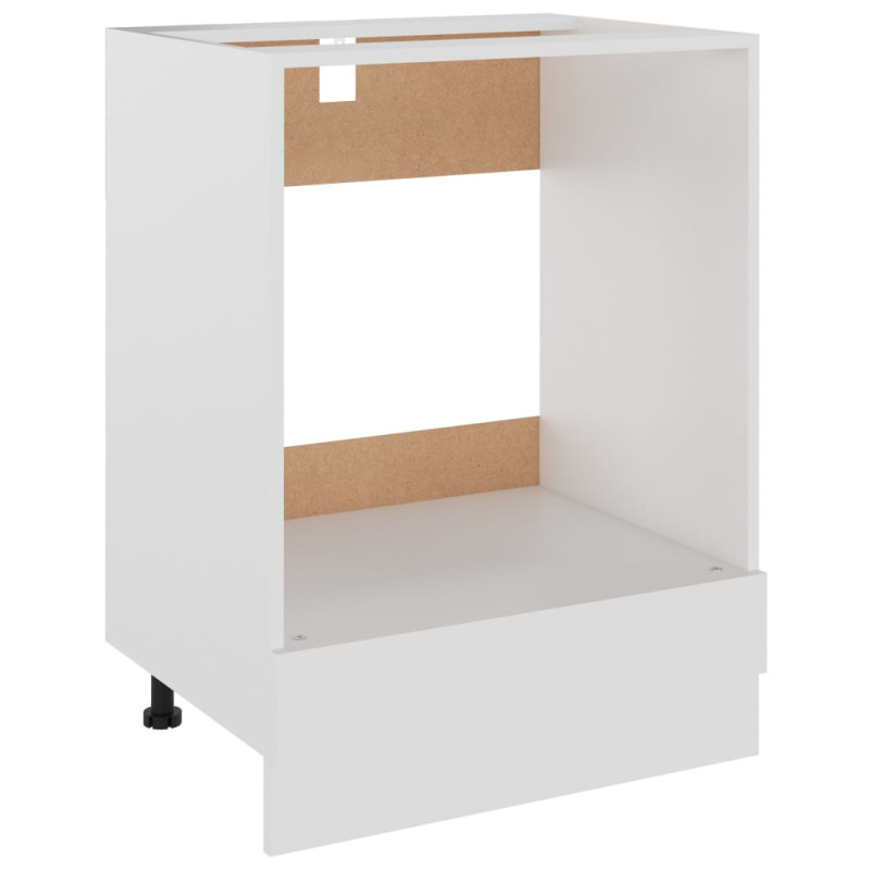 Produktbild för Överskåp vit 60x46x81,5 cm konstruerat trä