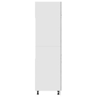 Miniatyr av produktbild för Skåp för kylskåp betonggrå 60x57x207 cm konstruerat trä