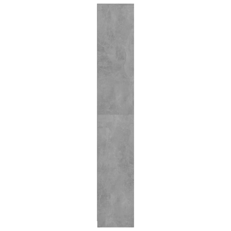 Produktbild för Badrumsskåp betonggrå 30x30x183,5 cm spånskiva