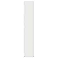 Produktbild för CD-hyllor 2 st vit 21x16x93,5 cm konstruerat trä