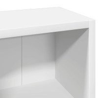 Produktbild för CD-hyllor 2 st vit 21x16x93,5 cm konstruerat trä