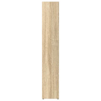 Produktbild för CD-hyllor 2 st sonoma-ek 21x16x93,5 cm spånskiva