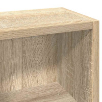 Produktbild för CD-hyllor 2 st sonoma-ek 21x16x93,5 cm spånskiva