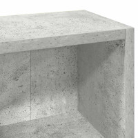 Produktbild för CD-hyllor 2 st betonggrå 21x16x93,5 cm spånskiva