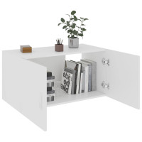 Miniatyr av produktbild för Väggskåp vit 80x39x40 cm konstruerat trä