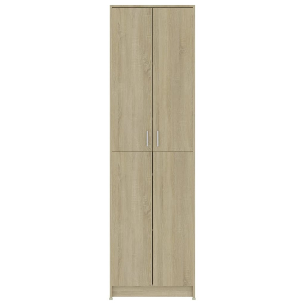 Produktbild för Hallgarderob sonoma-ek 55x25x189 cm konstruerat trä