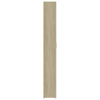 Produktbild för Hallgarderob sonoma-ek 55x25x189 cm konstruerat trä