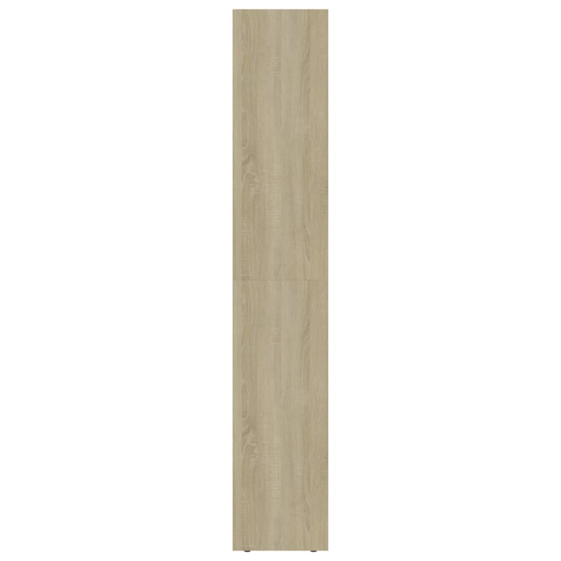 Produktbild för Bokhylla sonoma-ek 36x30x171 cm konstruerat trä