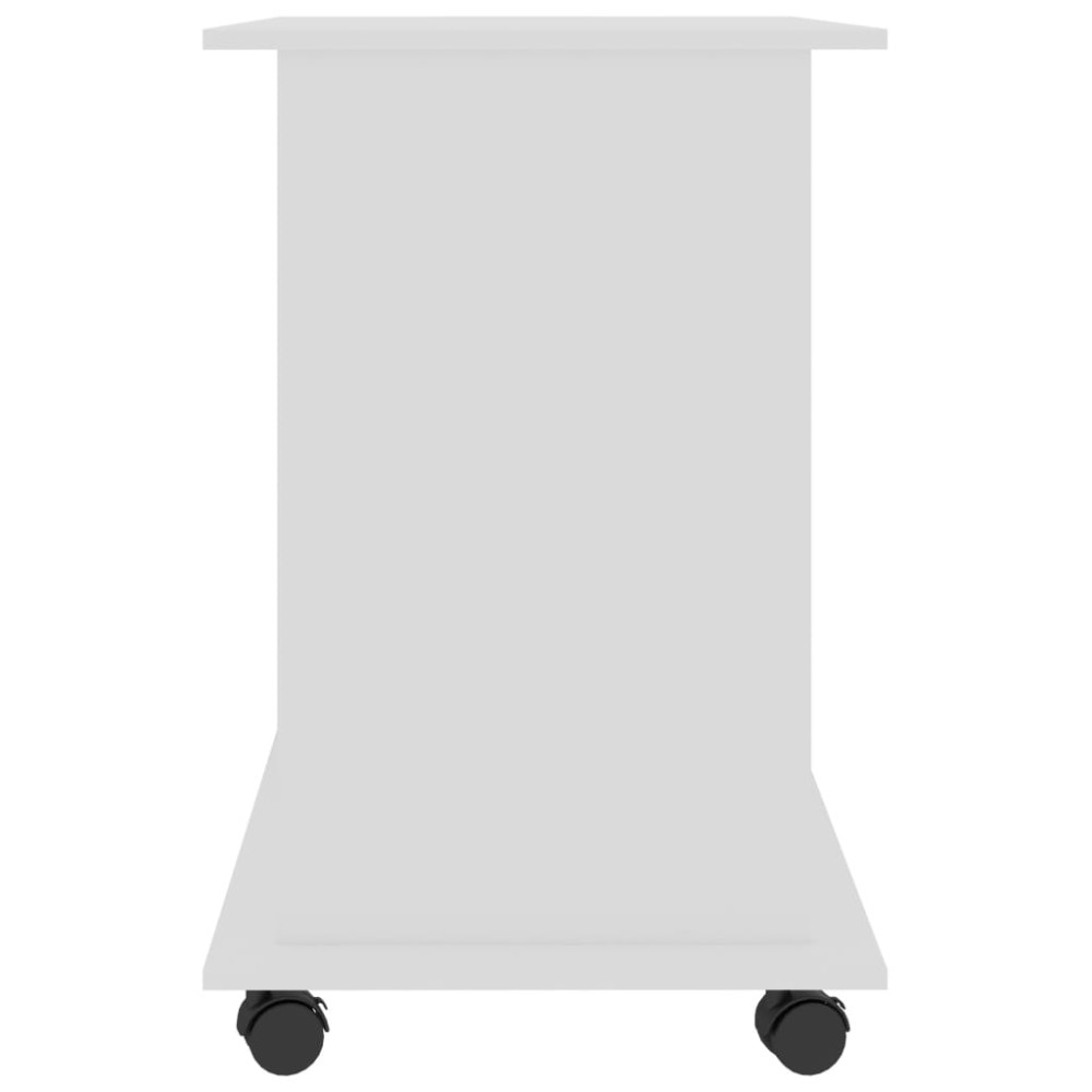 Produktbild för Datorbord vit 80x50x75 cm konstruerat trä