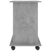 Produktbild för Datorbord betonggrå 80x50x75 cm konstruerat trä