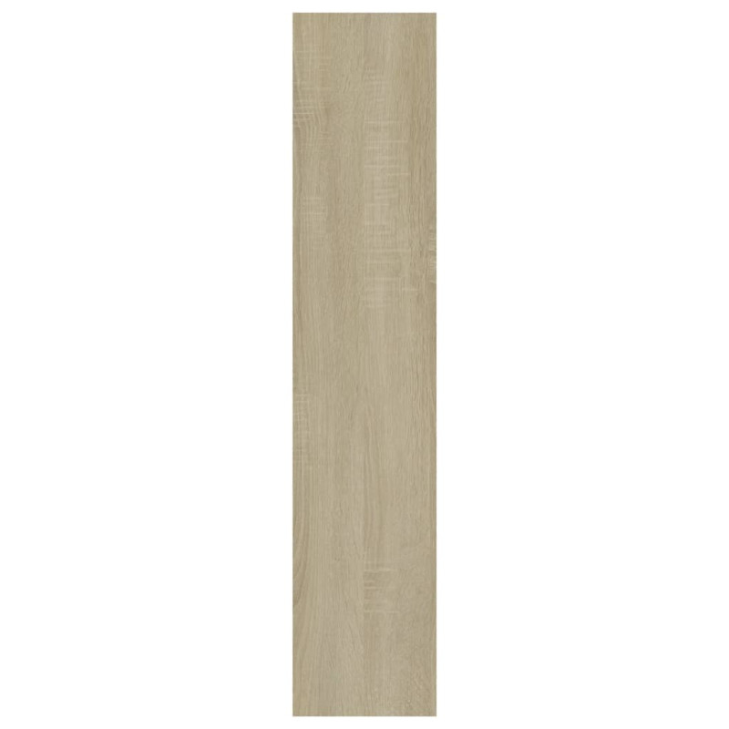 Produktbild för Vägghylla sonoma-ek 90x16x78 cm konstruerat trä