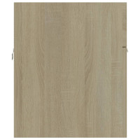 Produktbild för Tvättställsskåp sonoma-ek 90x38,5x46 cm konstruerat trä