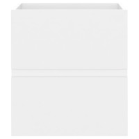 Miniatyr av produktbild för Tvättställsskåp vit 41x38,5x45 cm spånskiva