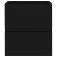 Miniatyr av produktbild för Tvättställsskåp svart 41x38,5x45 cm spånskiva