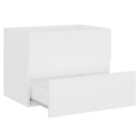 Miniatyr av produktbild för Tvättställsskåp vit 60x38,5x45 cm spånskiva