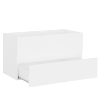 Miniatyr av produktbild för Tvättställsskåp vit 80x38,5x45 cm spånskiva