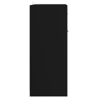 Produktbild för Badrumsskåp svart 60x33x80 cm konstruerat trä
