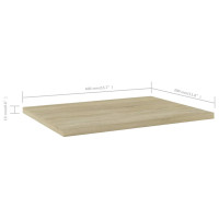 Produktbild för Hyllplan 4 st sonoma-ek 40x30x1,5 cm konstruerat trä