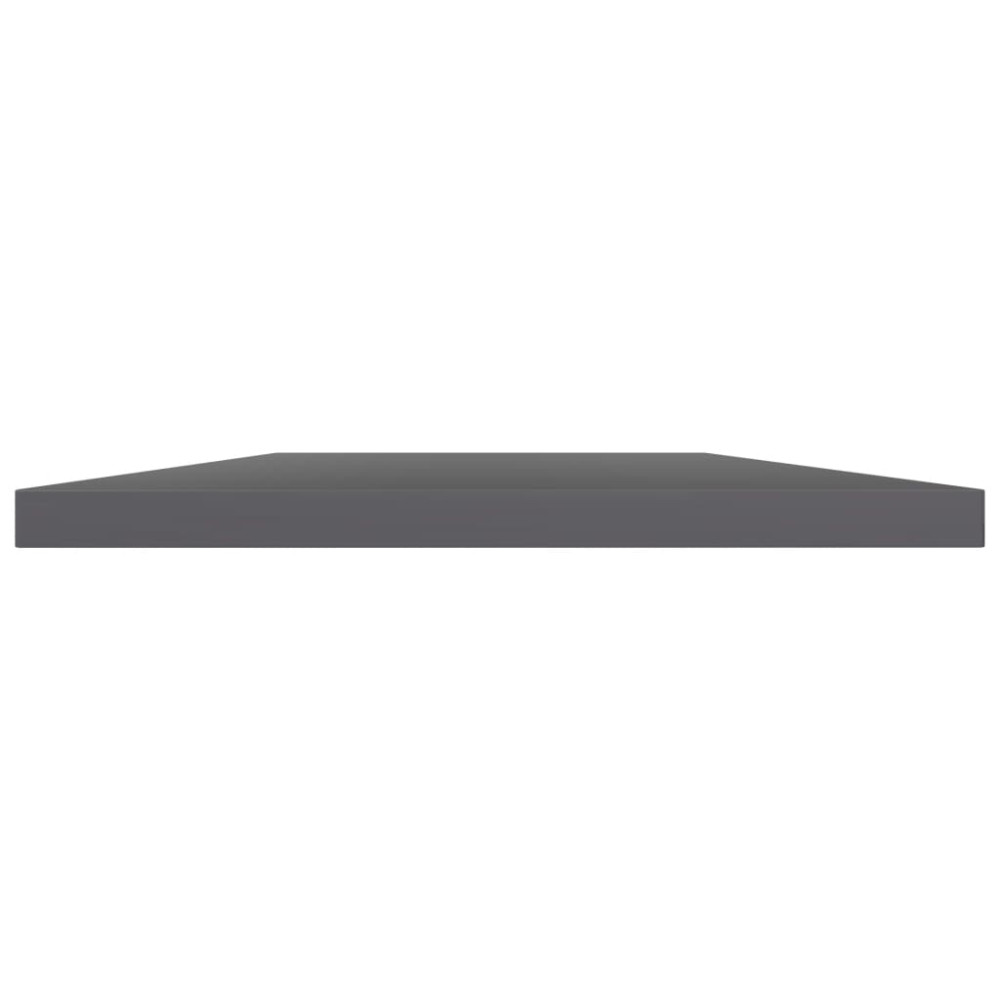 Produktbild för Hyllplan 4 st grå högglans 40x30x1,5 cm konstruerat trä