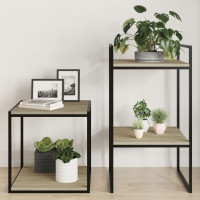 Produktbild för Hyllplan 4 st sonoma-ek 40x40x1,5 cm konstruerat trä