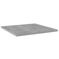 Produktbild för Hyllplan 4 st betonggrå 40x40x1,5 cm konstruerat trä