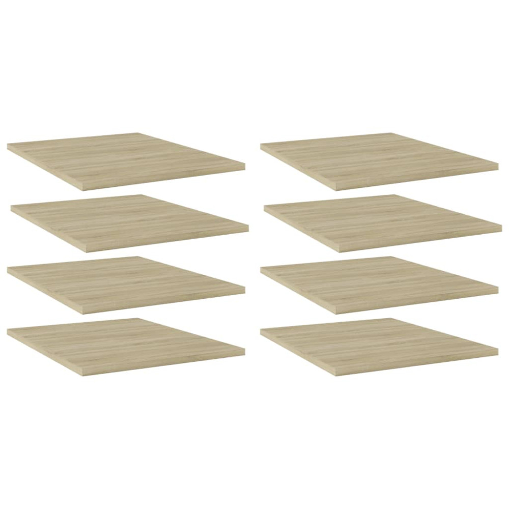 Produktbild för Hyllplan 8 st sonoma-ek 40x50x1,5 cm konstruerat trä