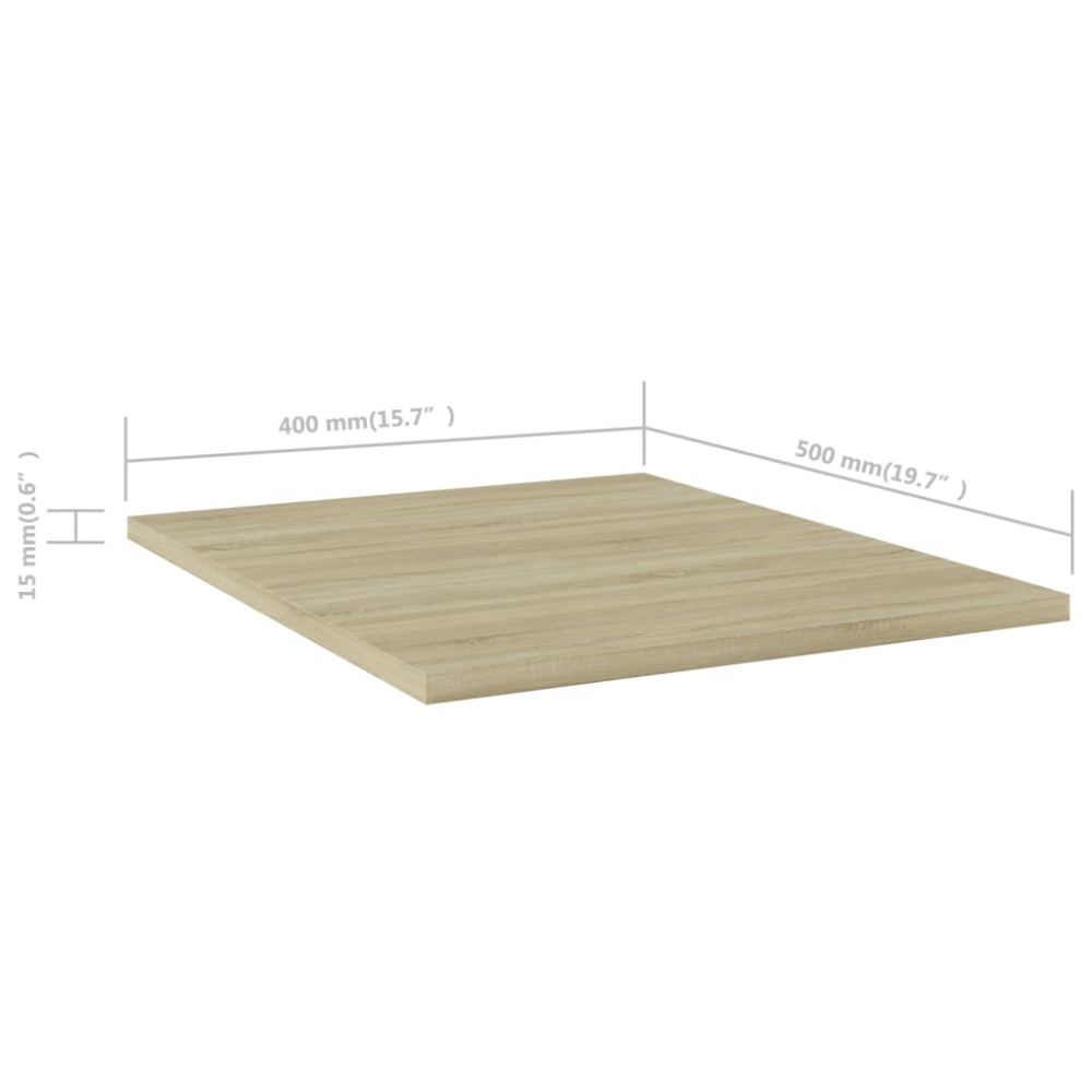 Produktbild för Hyllplan 8 st sonoma-ek 40x50x1,5 cm konstruerat trä