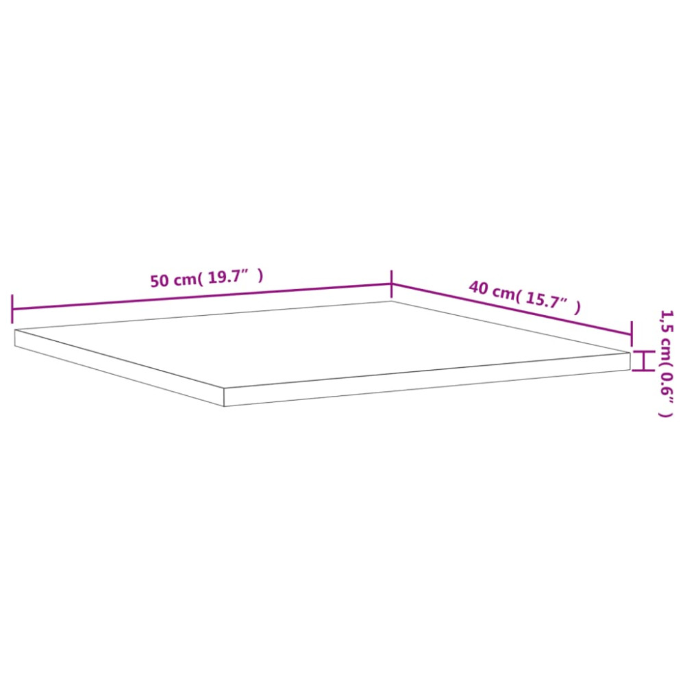 Produktbild för Hyllplan 8 st betonggrå 40x50x1,5 cm konstruerat trä