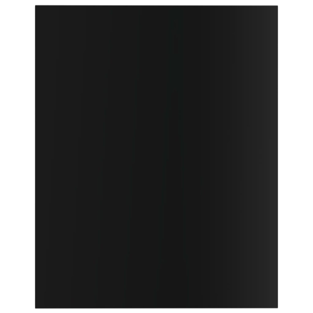 Produktbild för Hyllplan 8 st svart högglans 40x50x1,5 cm konstruerat trä