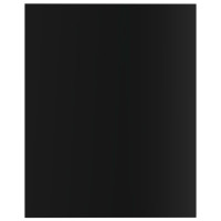 Produktbild för Hyllplan 8 st svart högglans 40x50x1,5 cm konstruerat trä
