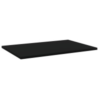 Produktbild för Hyllplan 4 st svart 60x40x1,5 cm konstruerat trä