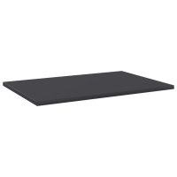 Produktbild för Hyllplan 8 st grå 60x40x1,5 cm konstruerat trä