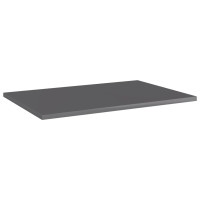 Produktbild för Hyllplan 4 st grå högglans 60x40x1,5 cm konstruerat trä