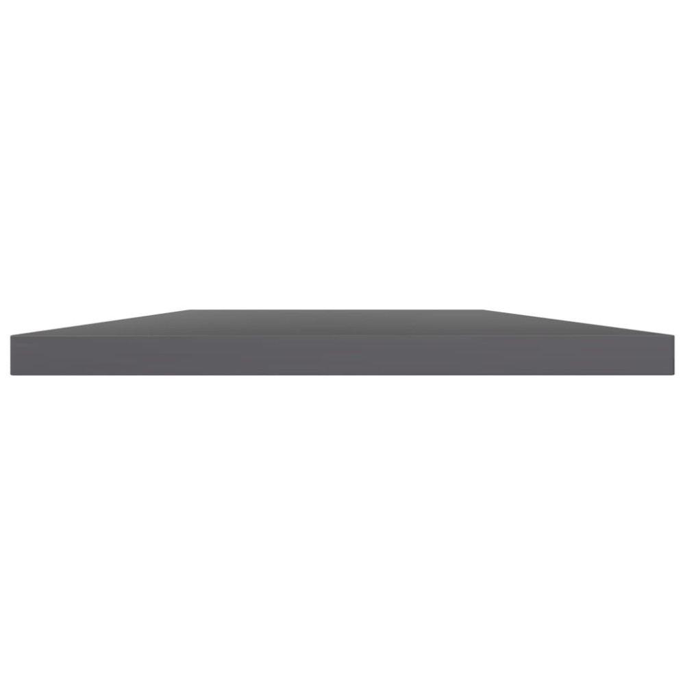 Produktbild för Hyllplan 8 st grå högglans 60x40x1,5 cm konstruerat trä