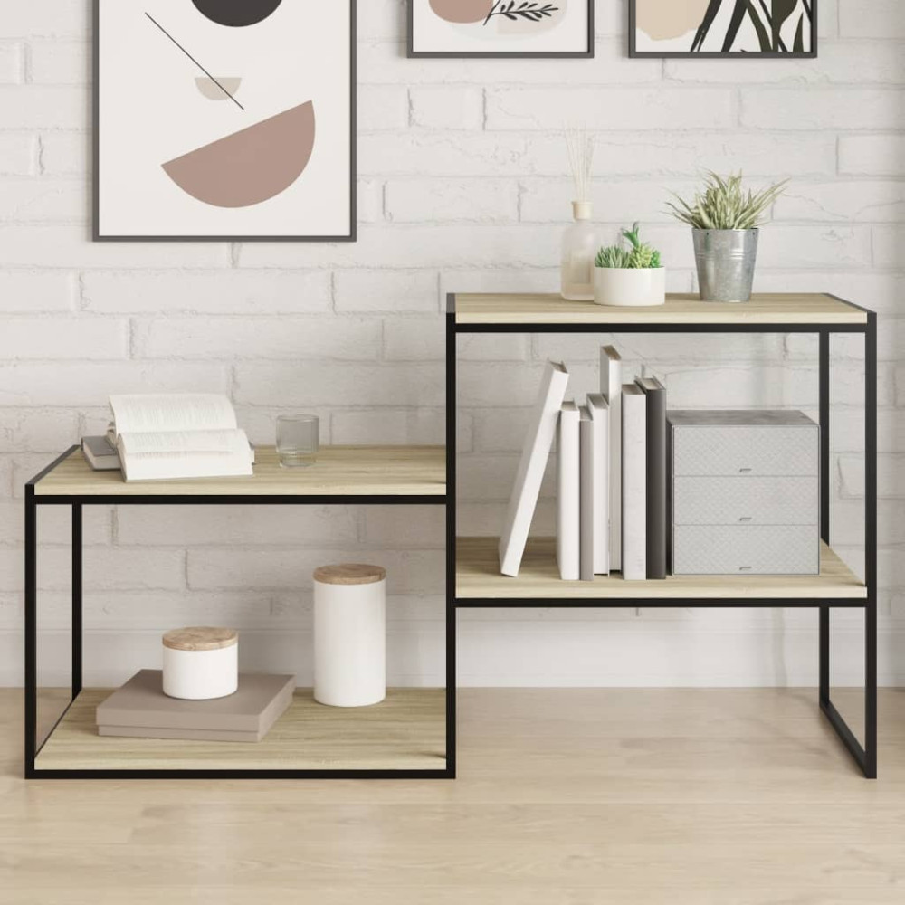 Produktbild för Hyllplan 8 st sonoma-ek 60x50x1,5 cm konstruerat trä