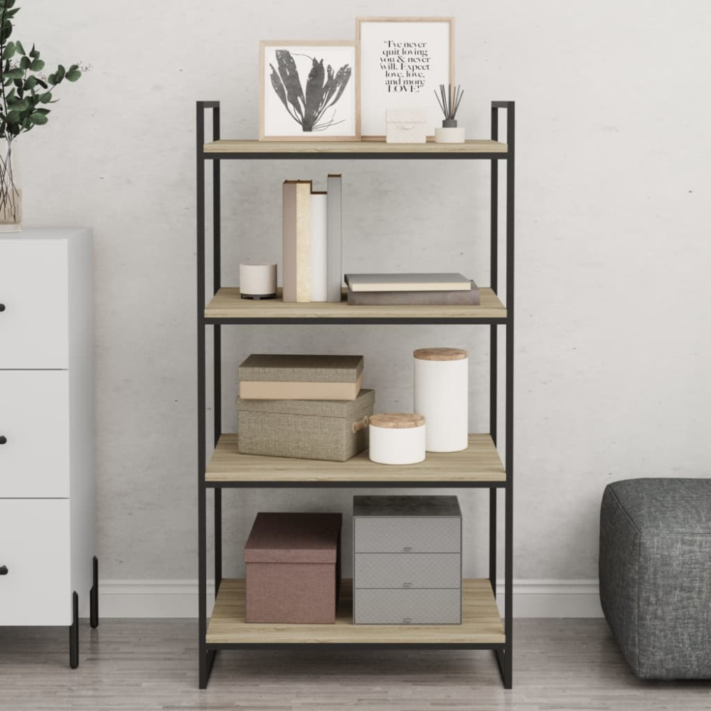 Produktbild för Hyllplan 8 st sonoma-ek 60x50x1,5 cm konstruerat trä