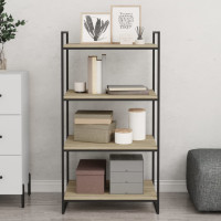 Produktbild för Hyllplan 8 st sonoma-ek 60x50x1,5 cm konstruerat trä