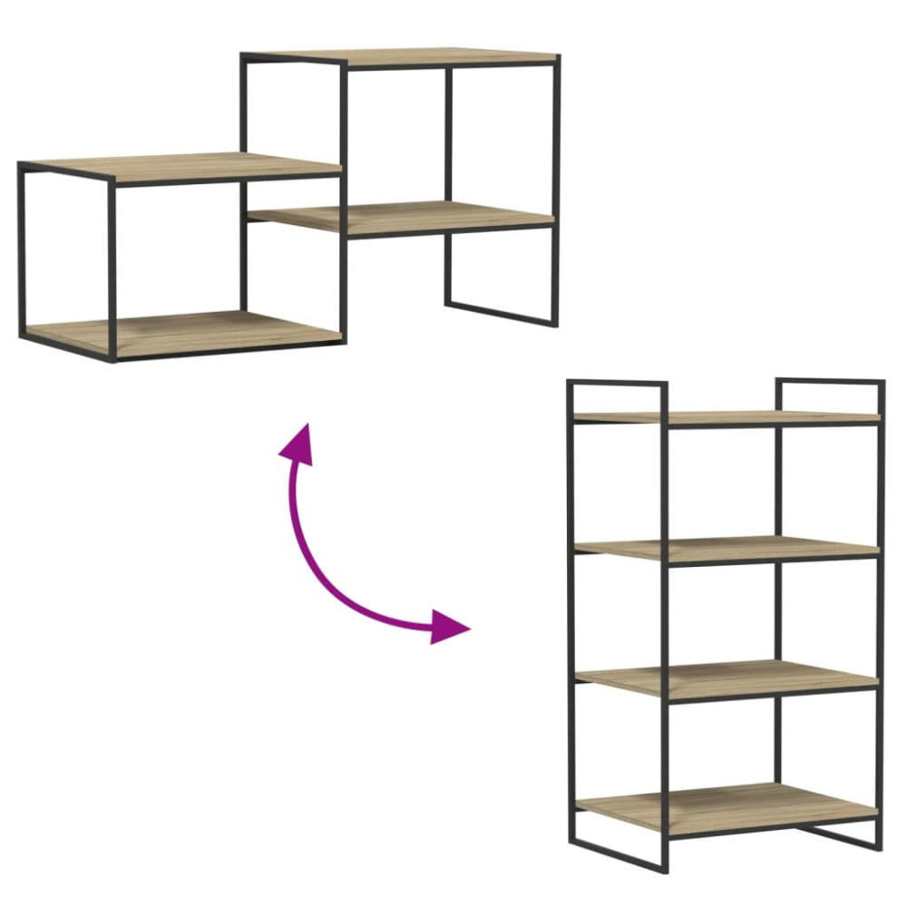 Produktbild för Hyllplan 8 st sonoma-ek 60x50x1,5 cm konstruerat trä