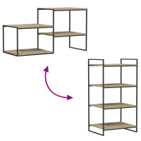 Produktbild för Hyllplan 8 st sonoma-ek 60x50x1,5 cm konstruerat trä