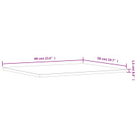 Produktbild för Hyllplan 8 st sonoma-ek 60x50x1,5 cm konstruerat trä